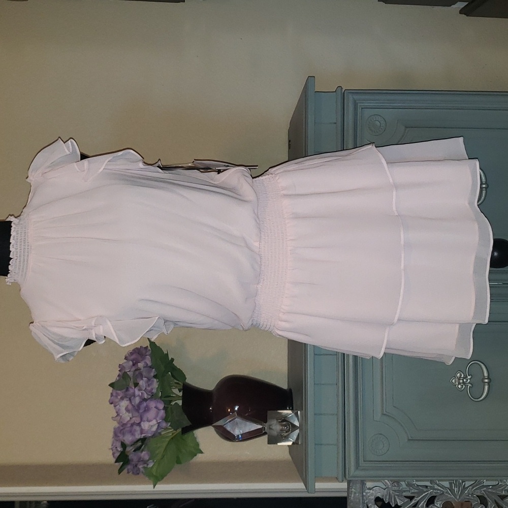 1. State Pink Flutter  Dress